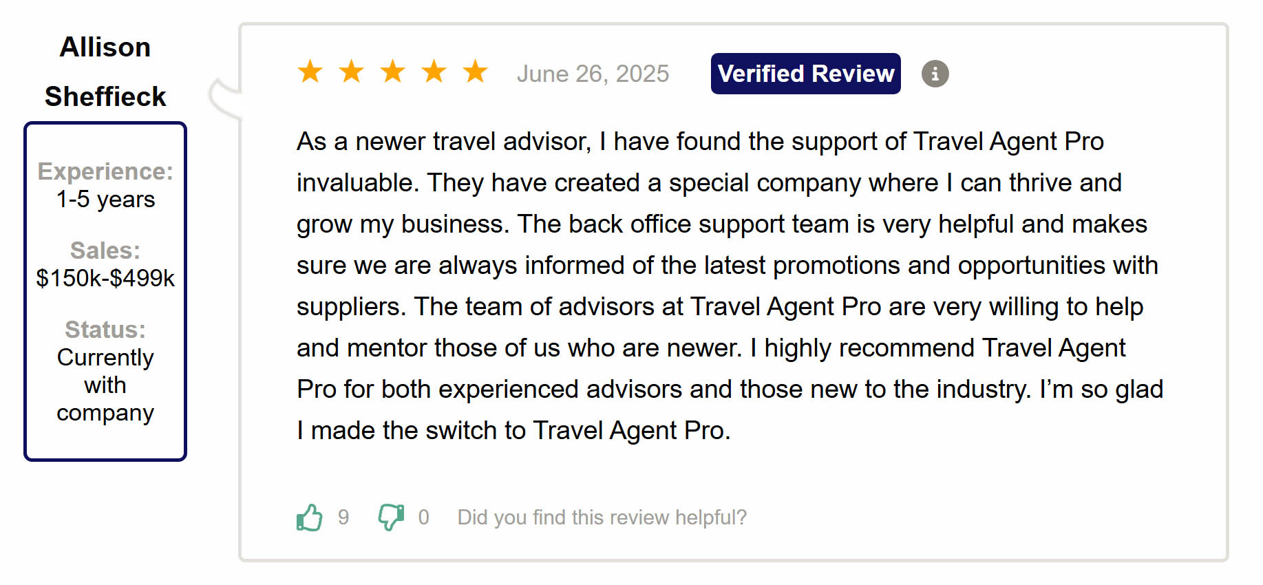 host agency review