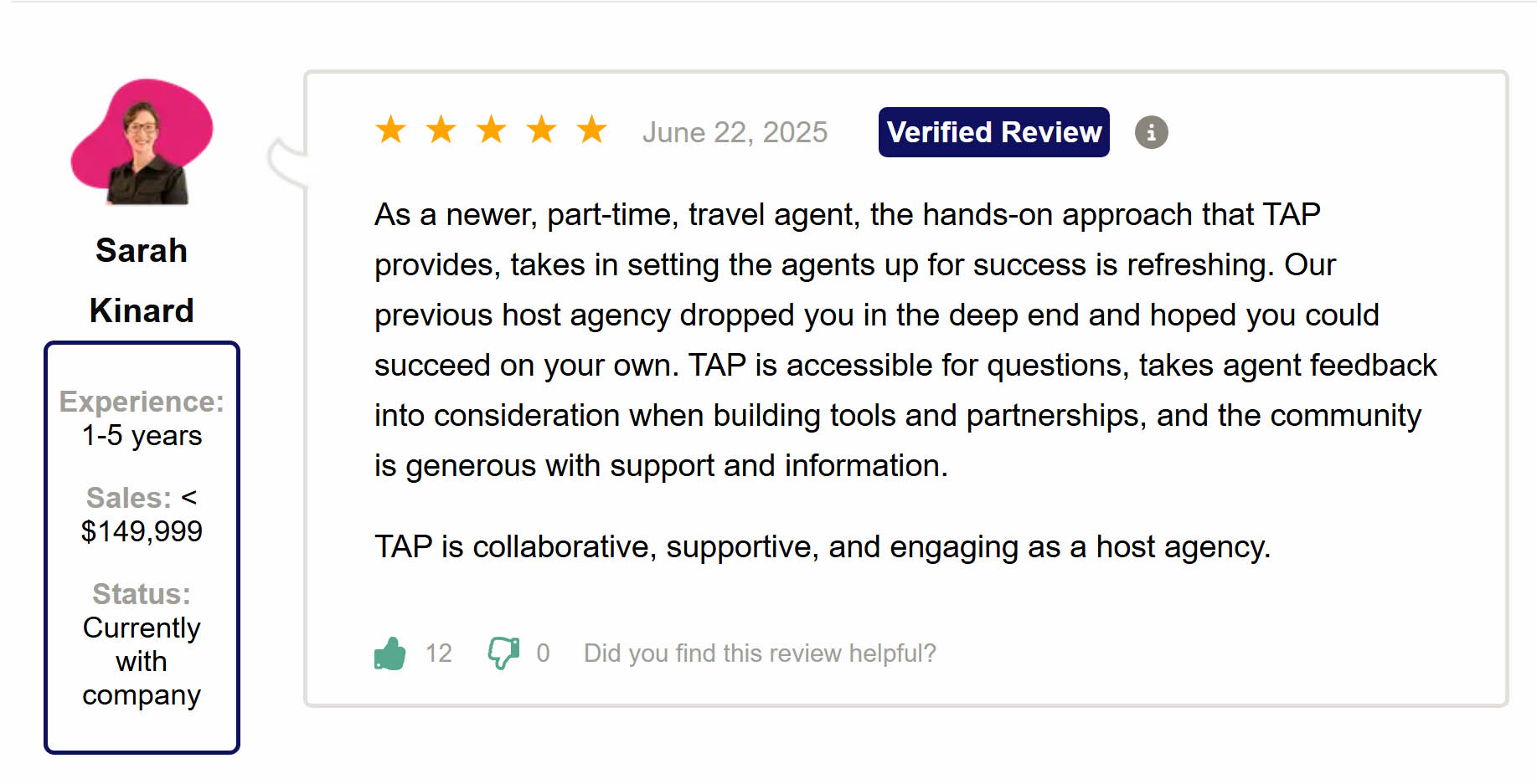 host agency review