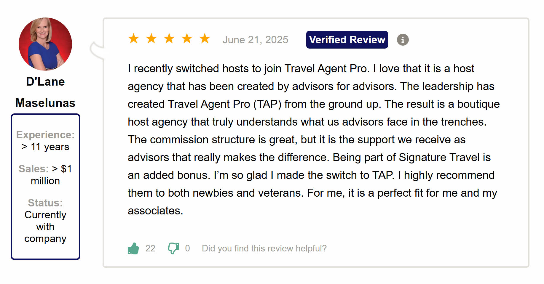 host agency review
